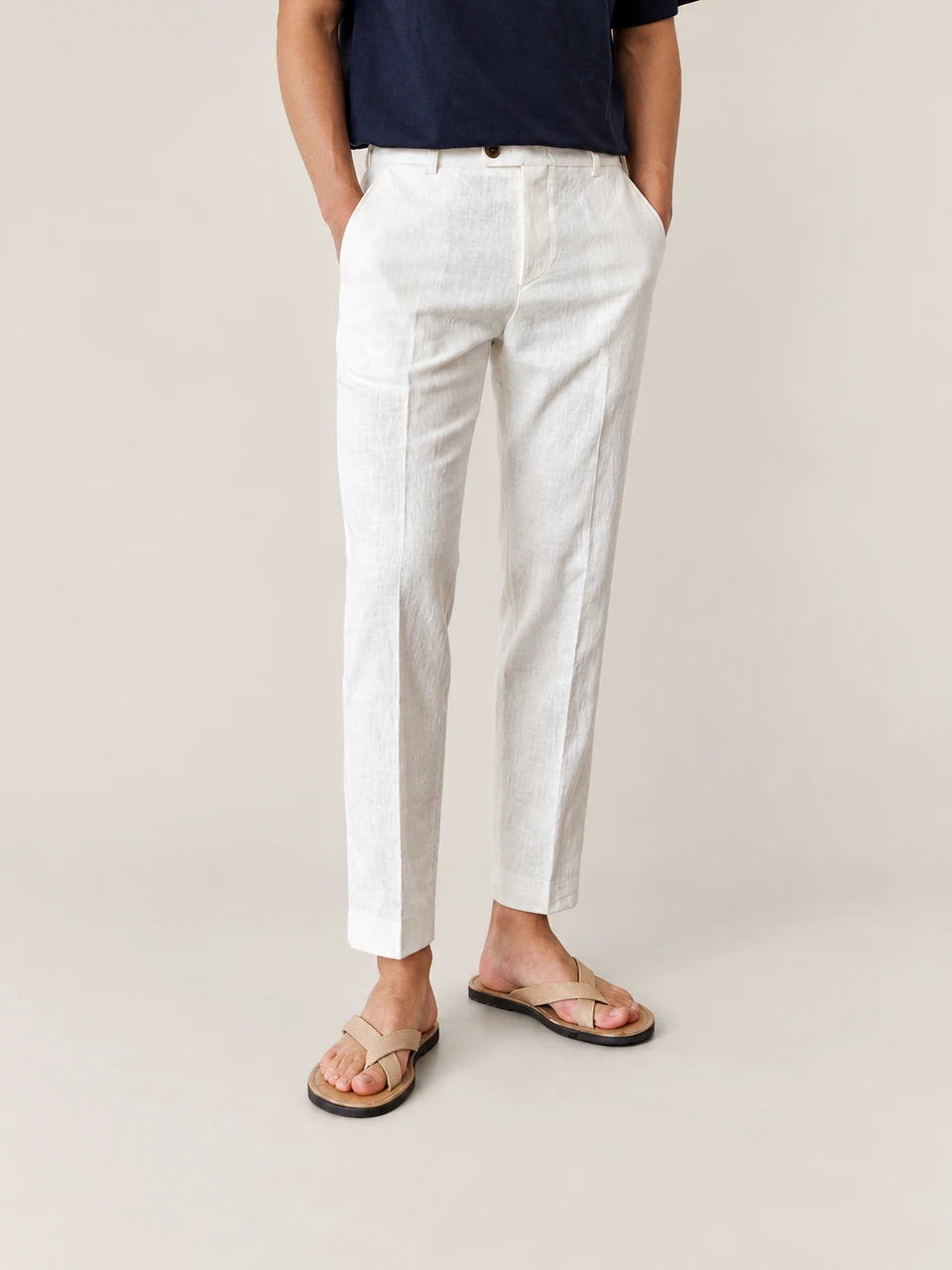 Felix Pants — WHITE — product photograph