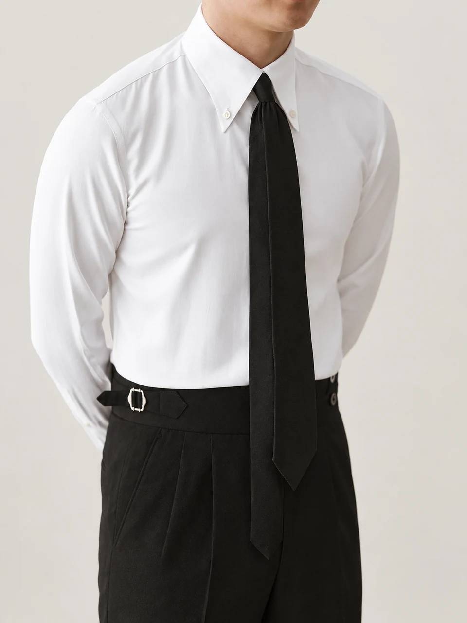 Bennett Shirt — WHITE — product photograph