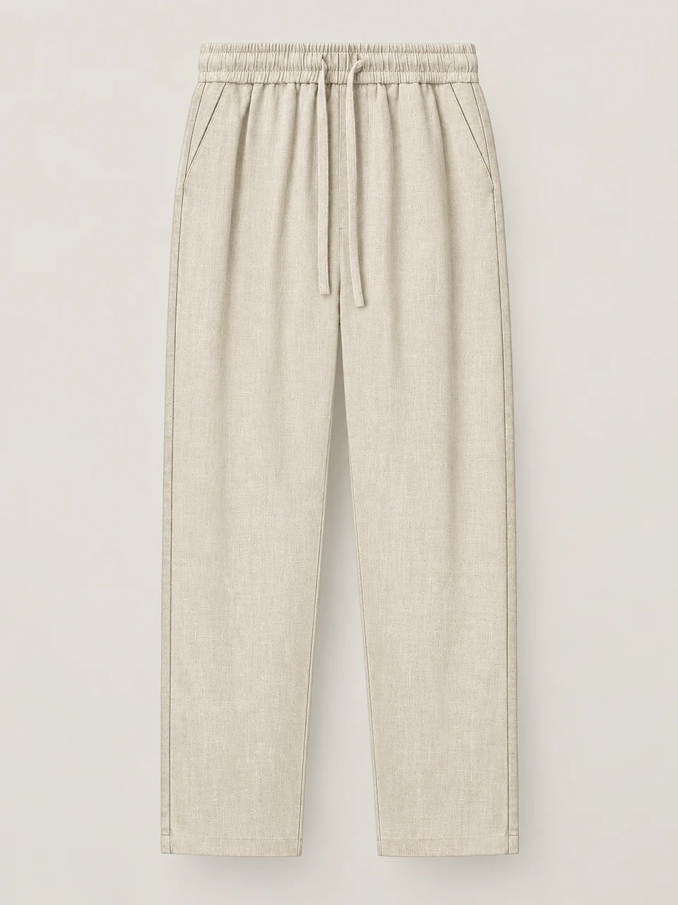 Felix Relaxed Pants — BEIGE — product photograph