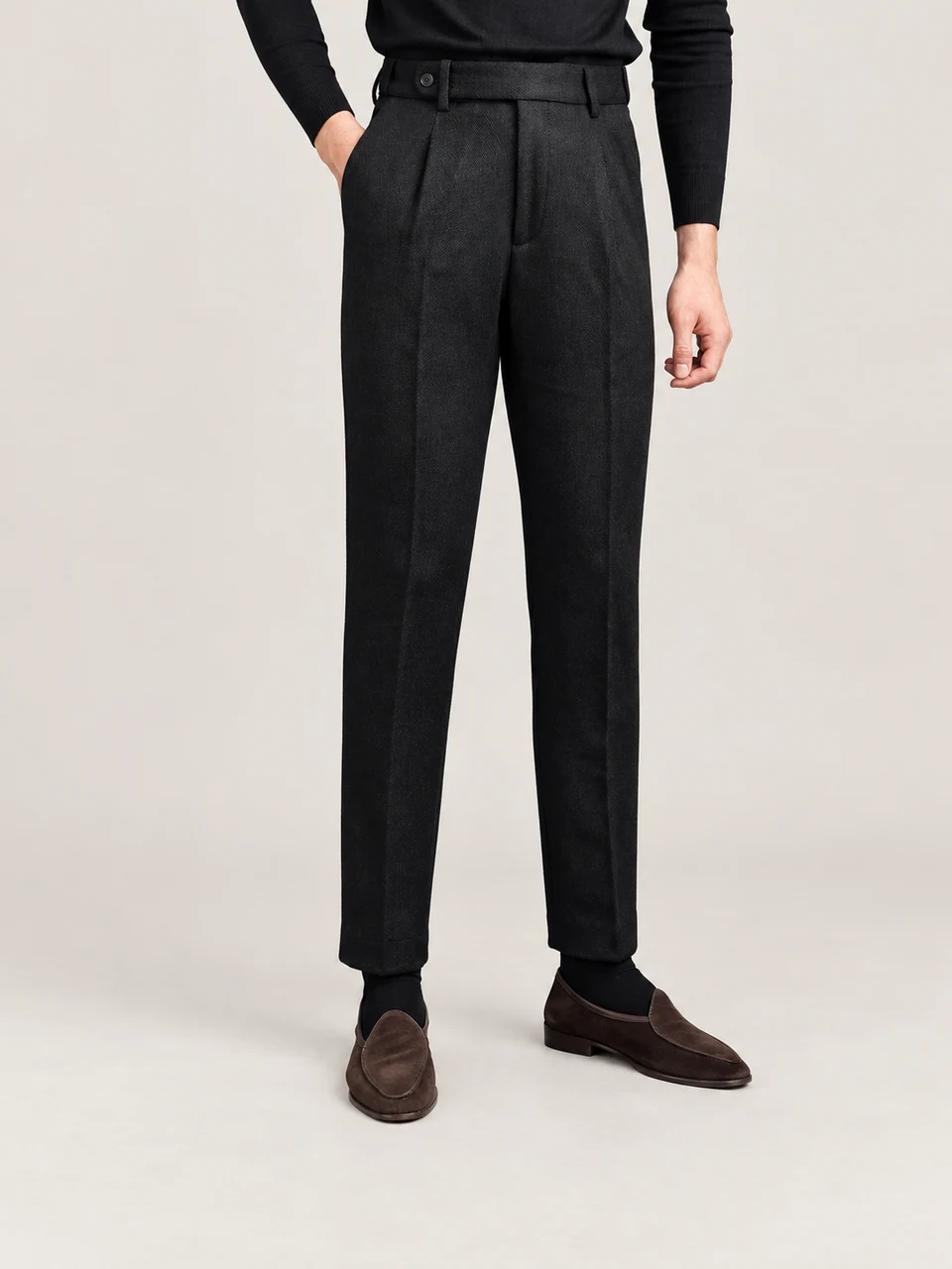 Miles Pants — BLACK — product photograph